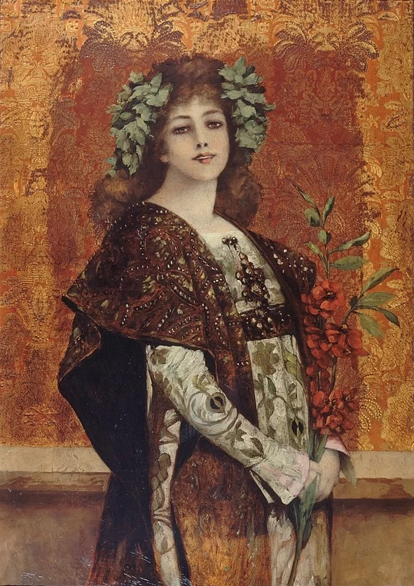 Théobald Chartran-85-Ritratto di Sarah Bernhardt, come Gismonda - Museo Carnavalet. Parigi
